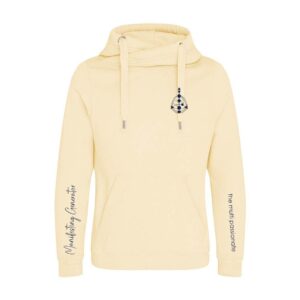 Manifesting Generator Human Design Logo Hug in a Hoodie®